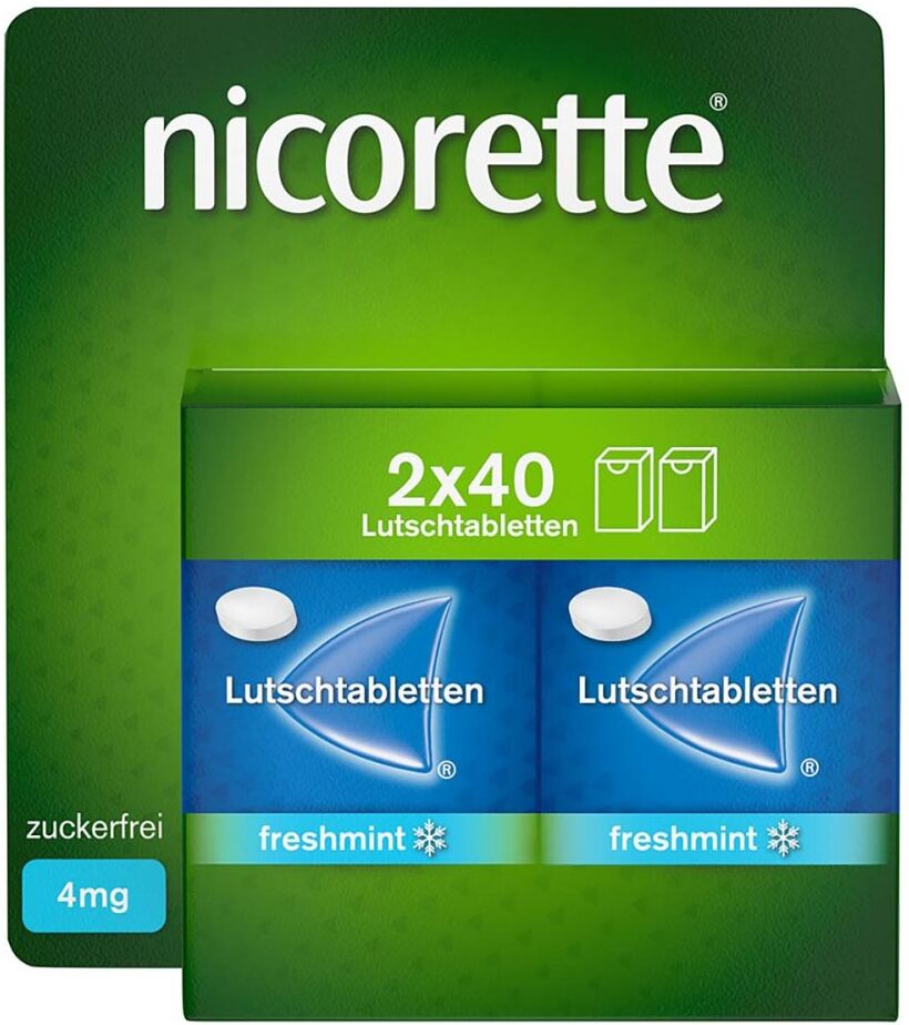 nicorette® Lutschtabletten 4 mg freshmint