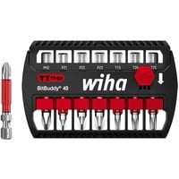 Bit-Satz BitBuddy TY-Bits 49mm, 7-teilig schwarz/rot, PH / PZ / TX