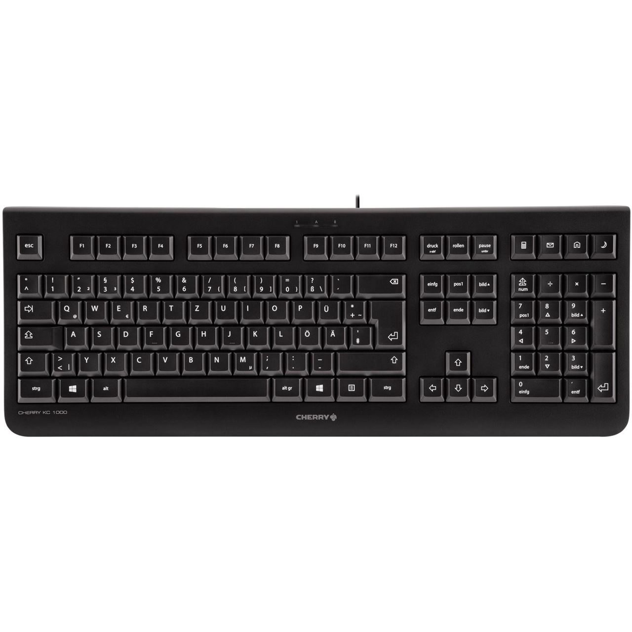 CHERRY KC 1000 USB Ungarisch schwarz (kabelgebunden)