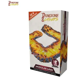 Archon Studio Dungeons & Lasers Expansion Set: MODULAR LAVA (Kunststoff)