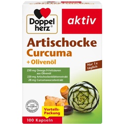 Doppelherz aktiv Artischocke Curcuma + Olivenöl 100 St Kapseln