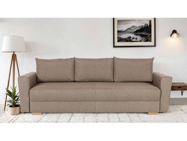 Home affaire 3-Sitzer MAGHERA 230 cm - OTTO. Verlässliche Qualität., Schlafsofa, Bettkasten, pflegeleicht