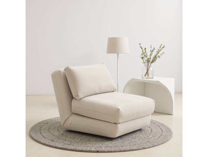 Sessel Amara , silber, B:88cm H:73cm T:98cm, 100% Polyester, LEGER HOME BY LENA GERCKE, Sessel, Sessel, Schlafsessel ausklappbar, Bettsessel, mit Rasterung