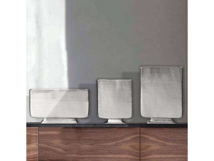 Vasen-Set Cotona 3-teilig Silber/Silber