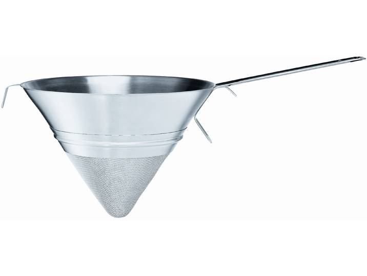 Küchensieb RÖSLE, silber (silberfarben), B:24,5cm H:18,5cm L:46,5cm Ø:25cm, Edelstahl 18/10, Küchensiebe, Küchensieb, Gaze Sieb zum Passieren von Suppen und Saucen, spülmaschinengeeignet