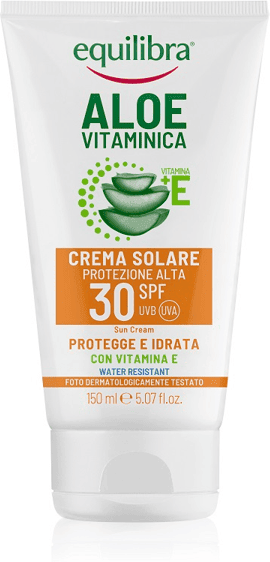 Equilibra Aloe Vitaminica 150 ml Crema Solare SPF 30 Idratante