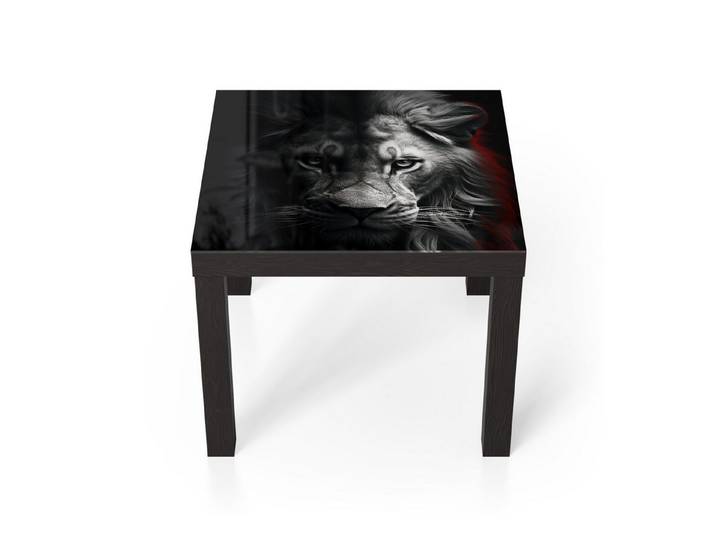 DEQORI Couchtisch 'Stärke im Blick', Glas Beistelltisch Glastisch modern