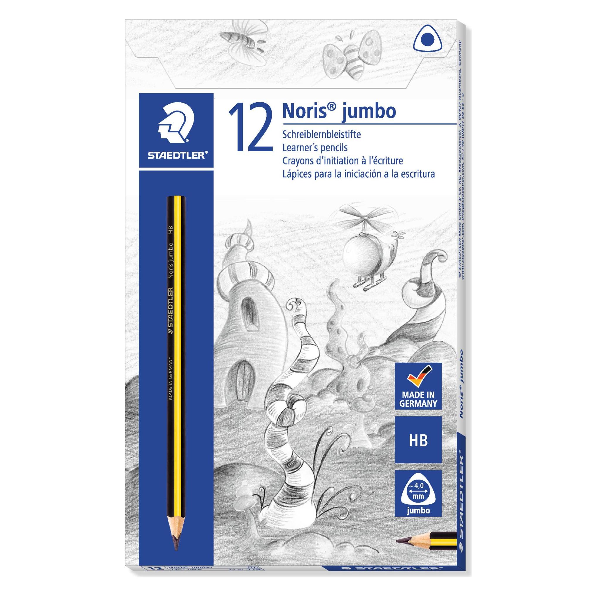 Staedtler Schreiblernbleistift 'Noris Club triplus jumbo' 119 HB (4 mm, HB, 1x) (119-HB)