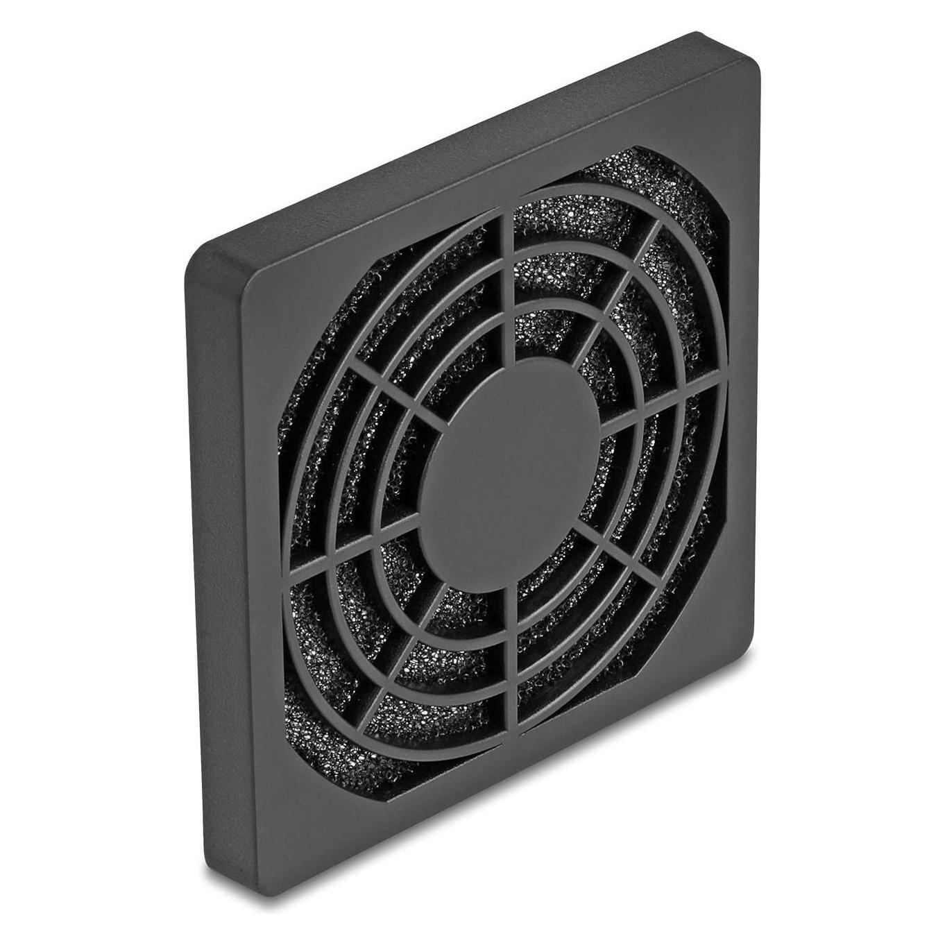 Delock Lüftergitter mit Staubfilter 60 x 60 mm schwarz (67310)