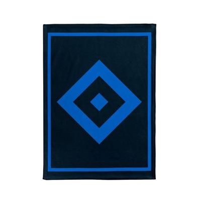 Wohndecke HAMBURGER SV "Hamburger SV Decke HSV Stadiondecke Hamburger SV", Kinder, blau (mehrfarbig), 60% Baumwolle, 40% Polyacryl, Wohndecken Wohndecke
