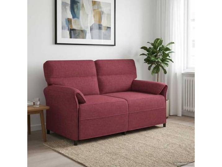 YUTAASU Sofa 100% Polyester, Metallrahmen, MDF Modernes Design, Schaumstoffkissen, klappbare Armlehnen, Kunststoffbeine, für Wohnzimmer