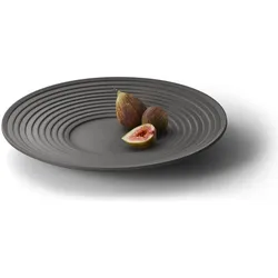 Philippi Schale Step Keramik ø 37 cm, Schüssel + Schale, Schwarz