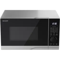 Sharp YC-PC284AE-S Mikrowelle Silber 900W, Mikrowelle, Silber