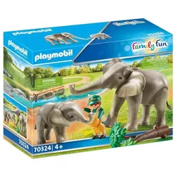 PLAYMOBIL® 70324 Family Fun Elefanten im Freigehege