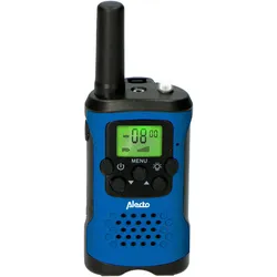 Alecto FR175BW Funksprechgerät 8 Kanäle 446 MHz (7 km), Walkie Talkie, Blau, Schwarz