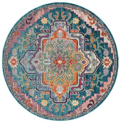 SAFAVIEH Crystal Floretta Vintage Boho Medallion Rug