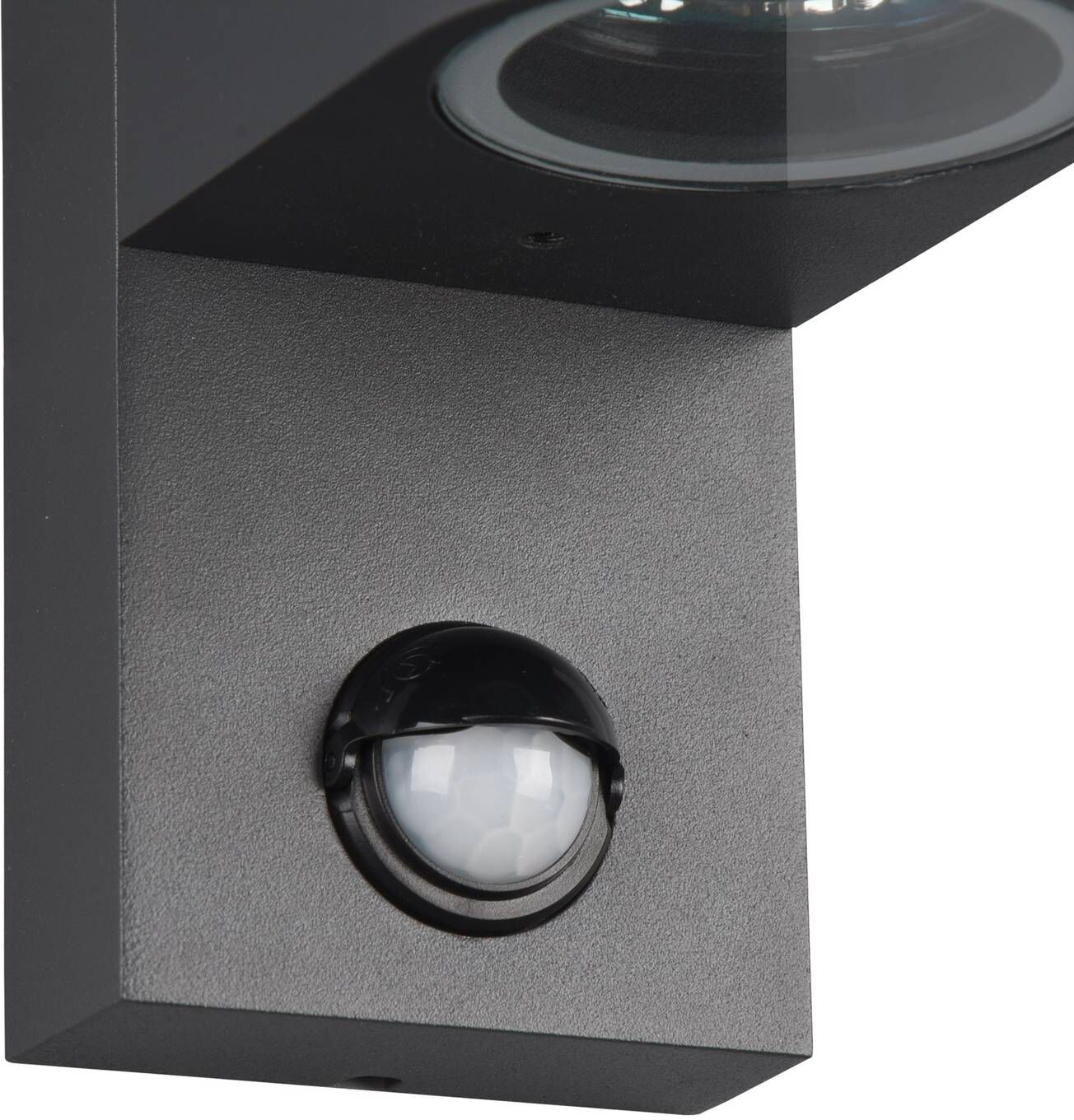 Trio Lighting Applique Roya 1 luce, sensore, tondo antracite Roya, dimmerabile, Nero, Alluminio, Moderno