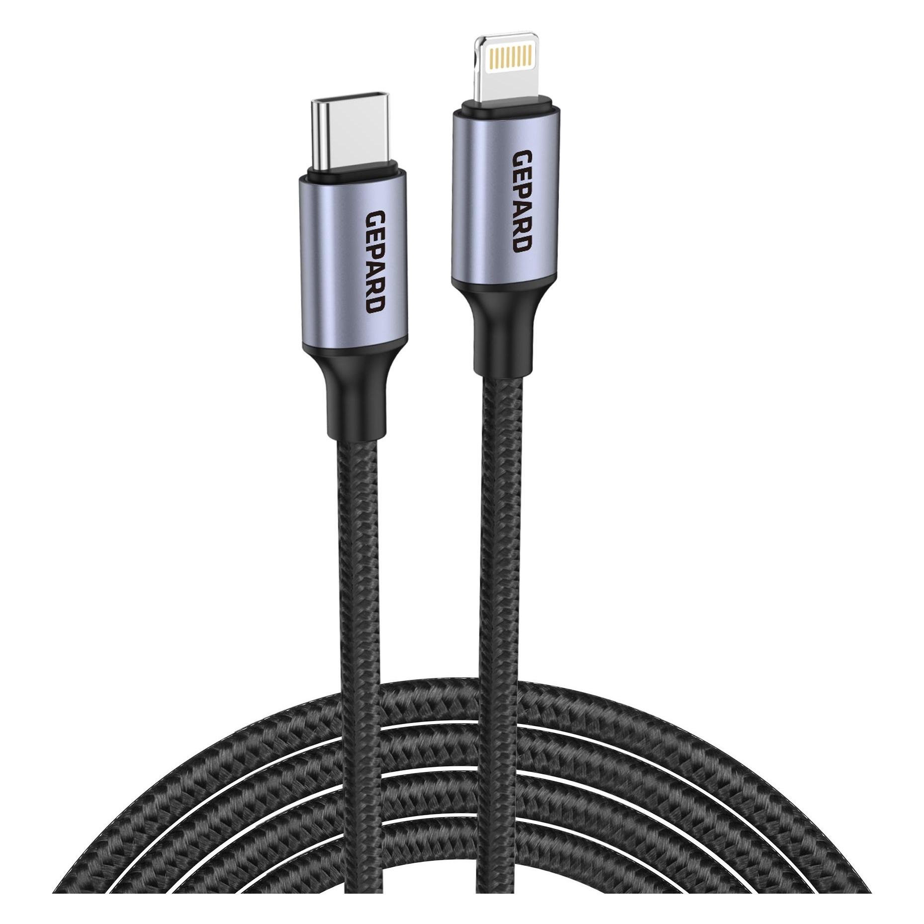 Gepard Kabel USB-C - Lightning PD20W Metallkopf 2m (2 m, 20 W) (45450358)