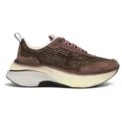 Premiata für Damen. HILL Leder-Sneaker Hill braun (41), Wohnung, Schnürsenkel, Lässig