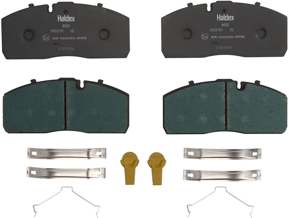 Jeu de plaquettes de frein HALDEX 640001002