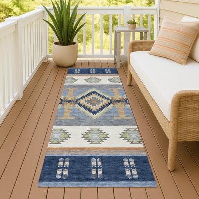 Addison Rugs Machine Washable Indoor/ Outdoor Global Chennai Chantille Rug