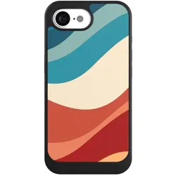 Nivocase Hülle für Apple iPhone 17e Handyhülle NIVOcore Case Schwarz Farbe Farbverlauf Welle (Apple iPhone 17e), Smartphone Hülle, Schwarz