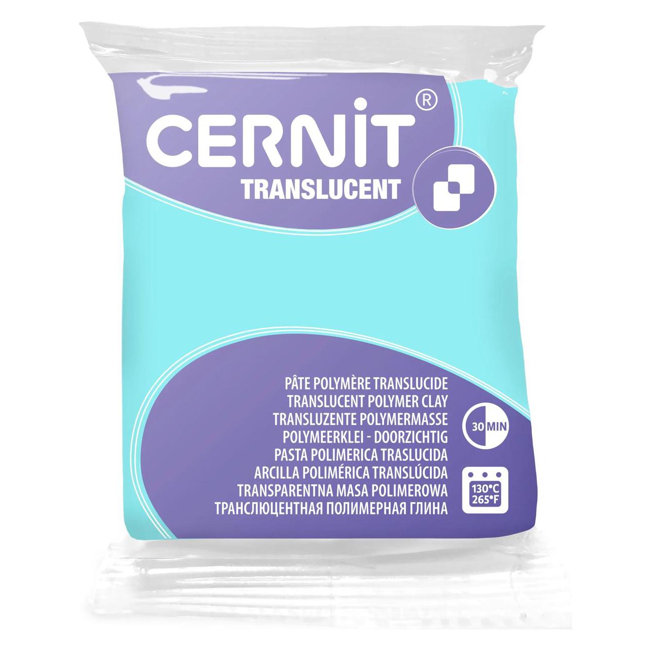 Cernit Modelliermasse, Translucent 56g, Jade - Jade (CE0920056641C)