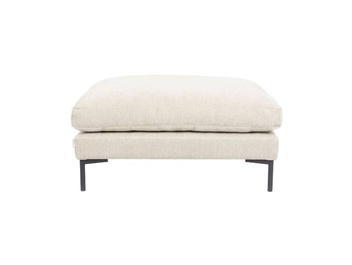 Pouf en tissu crème Summer