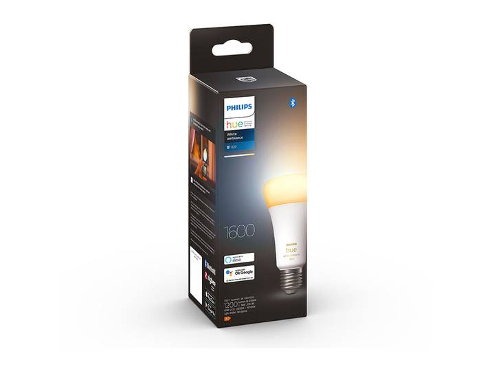 Leuchtmittel Philips Hue Kunststoff E27 T 6.7 cm 100 W - Farbe: Weiß - LED - Lichtfarbe: Warmweiss - Tageslichtweiss - LED Leuchtmittel