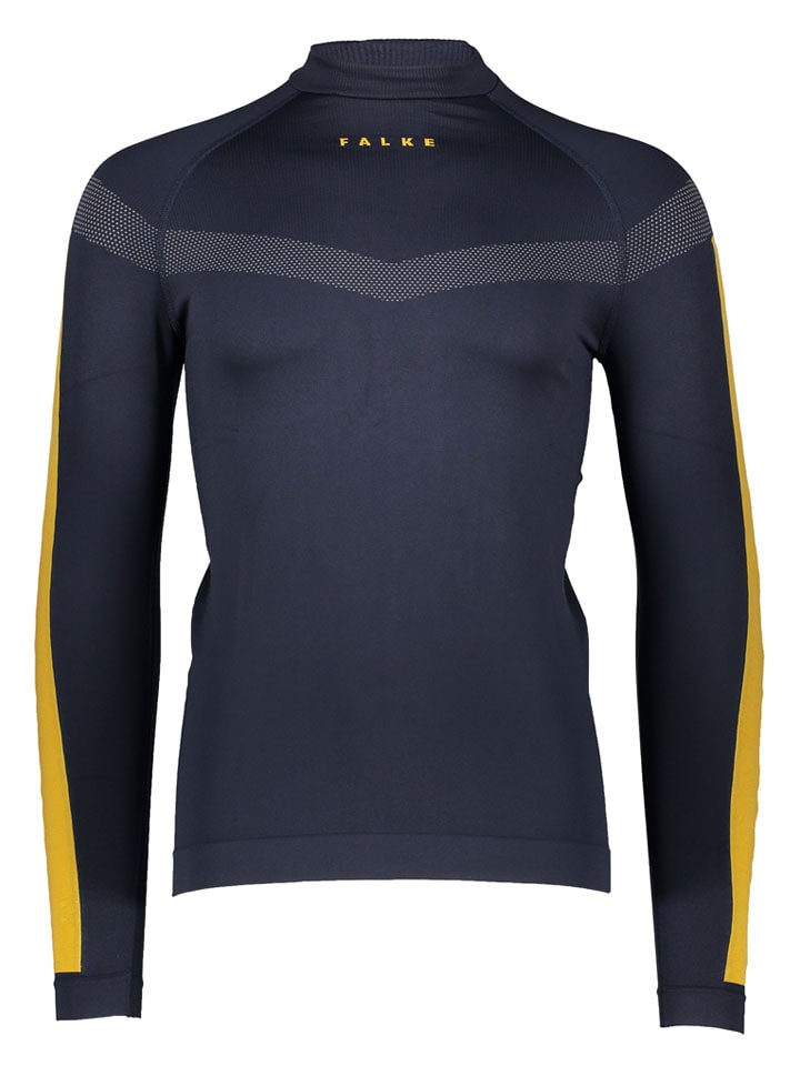 Falke Funktionsunterhemd "Intimo" in Dunkelblau/ Gelb - S