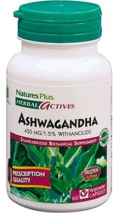 NaturesPlus Ashwagandha 450mg 60caps