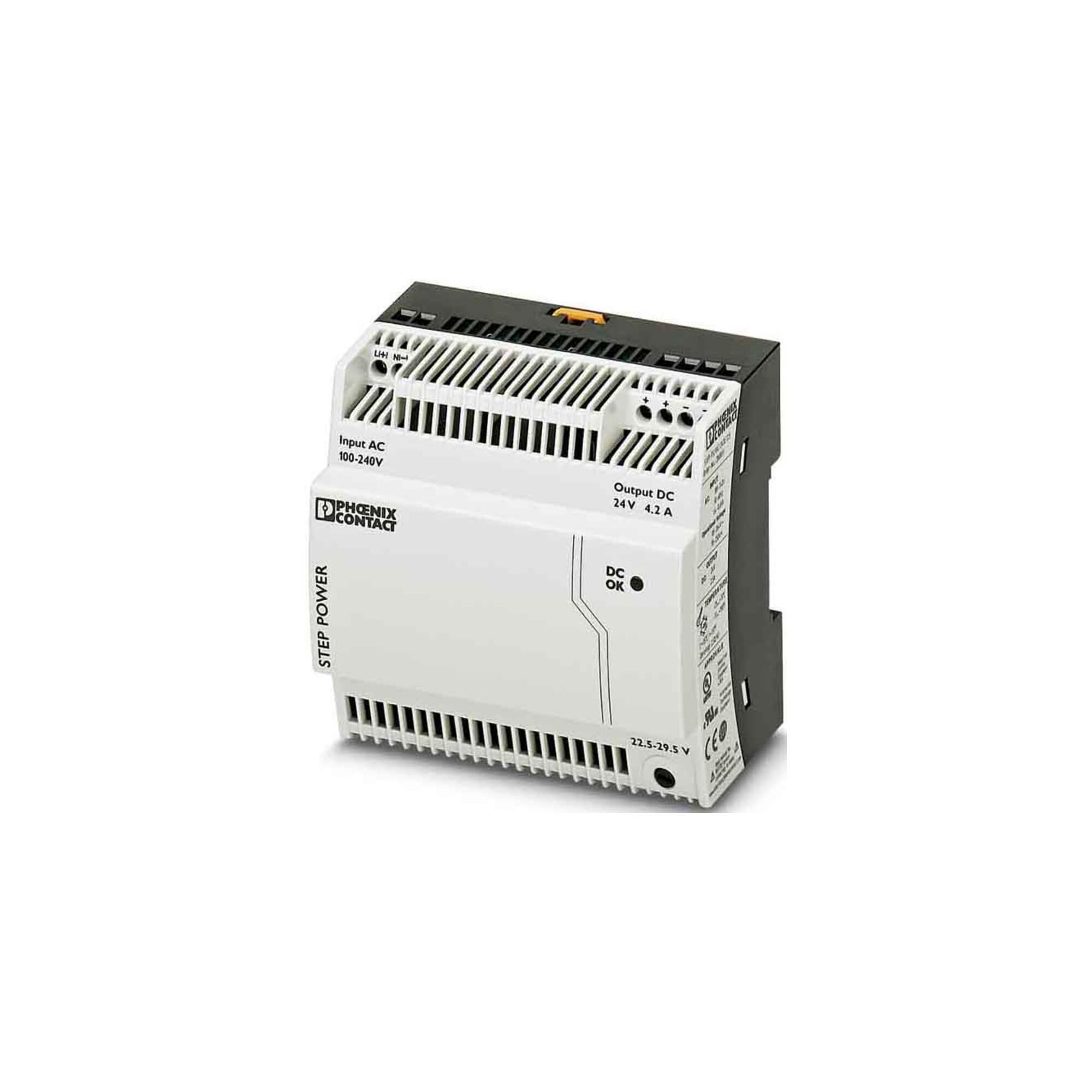 Phoenix Contact Stromversorgung Ausg. 24VDC/4.2A STEP-PS/1AC/24DC/4.2 (2868664)