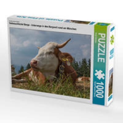 CALVENDO Puzzle Sehnsuchtsziel Berge - Unterwegs in den Bergwelt rund um München 1000 Teile Lege-Größe 64 x 48 cm Foto-Puzzle Bild von Birgit Matejka