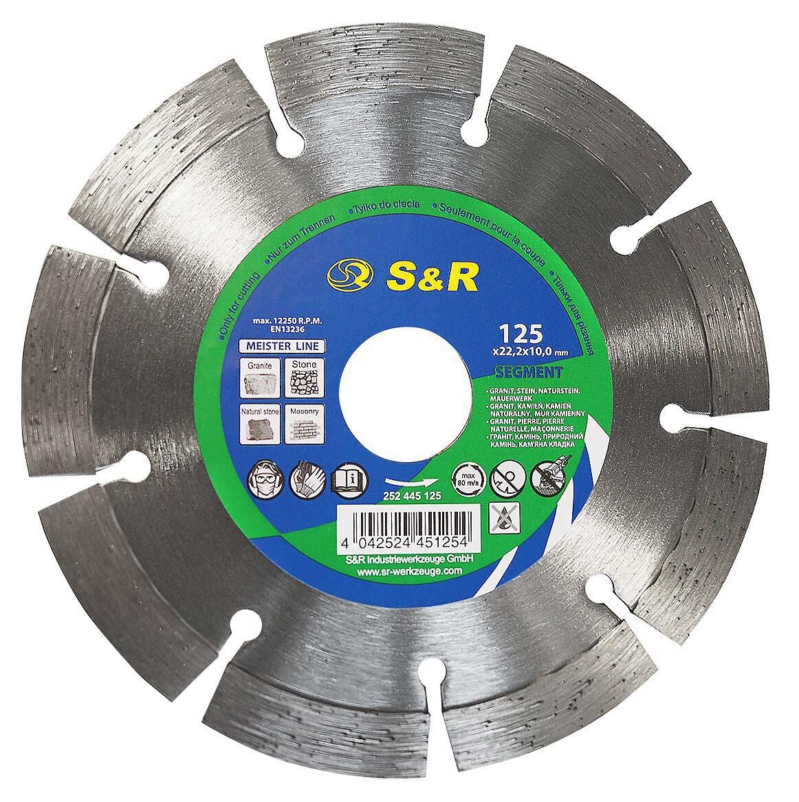 S&R Diamant-Trennscheibe 252.445.125