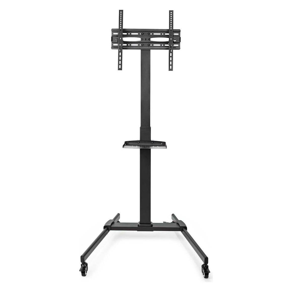 Nedis TV Bodenständer | 32-55 " | maximal unterstützes Bildschirmgewicht: 35 kg | Premium-Säule Entw (35 kg, 32" - 55") (TVSM5100BK)