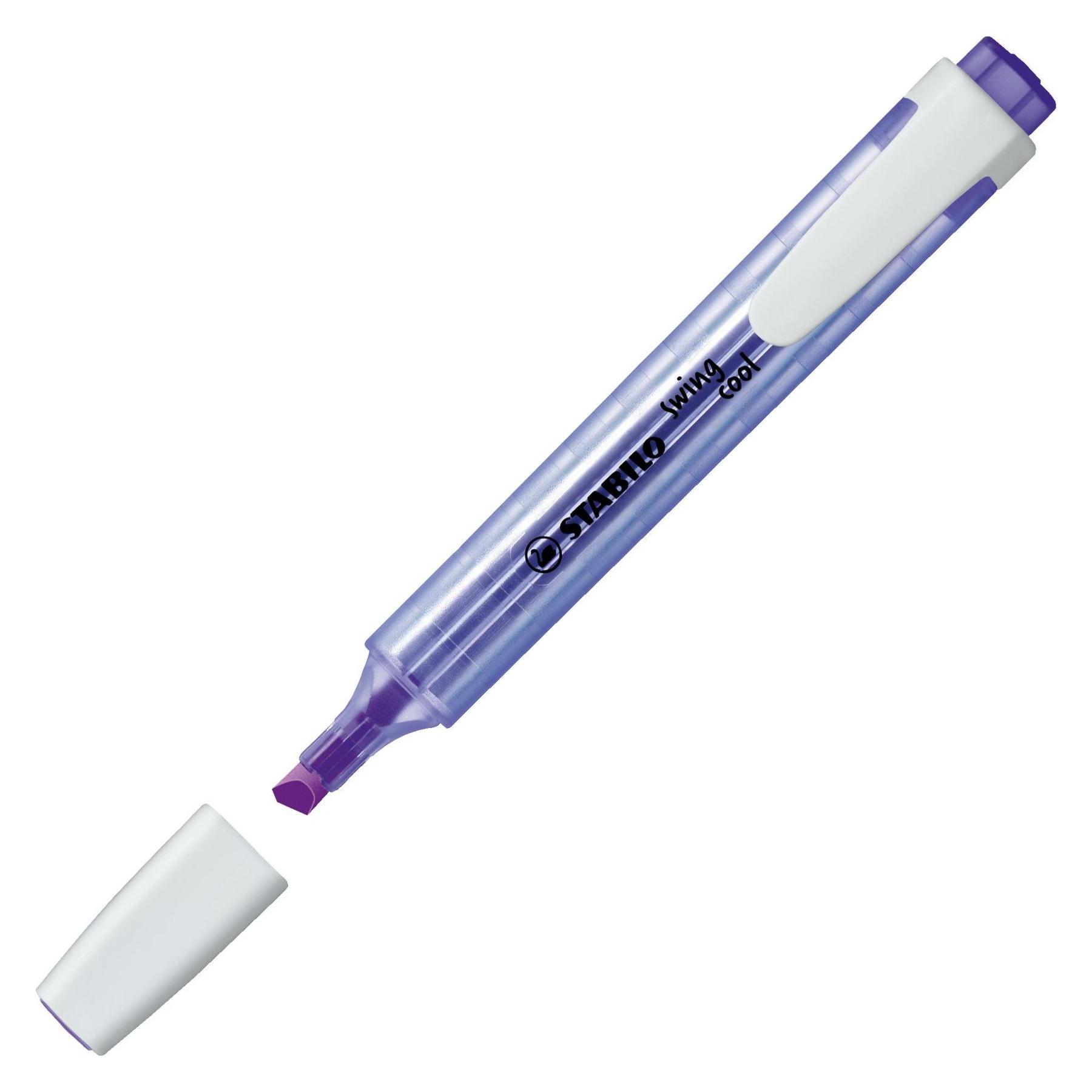 Stabilo Textmarker - swing cool - 10er Pack - lavendel (10x) (275/55)
