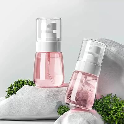 Uplifted Goods Portable Refillable Fine Mist Spray Bottle pink 30ml