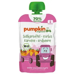 Quetschie - Süßkartoffel, Kürbis, Karotte, Erdbeere 100g