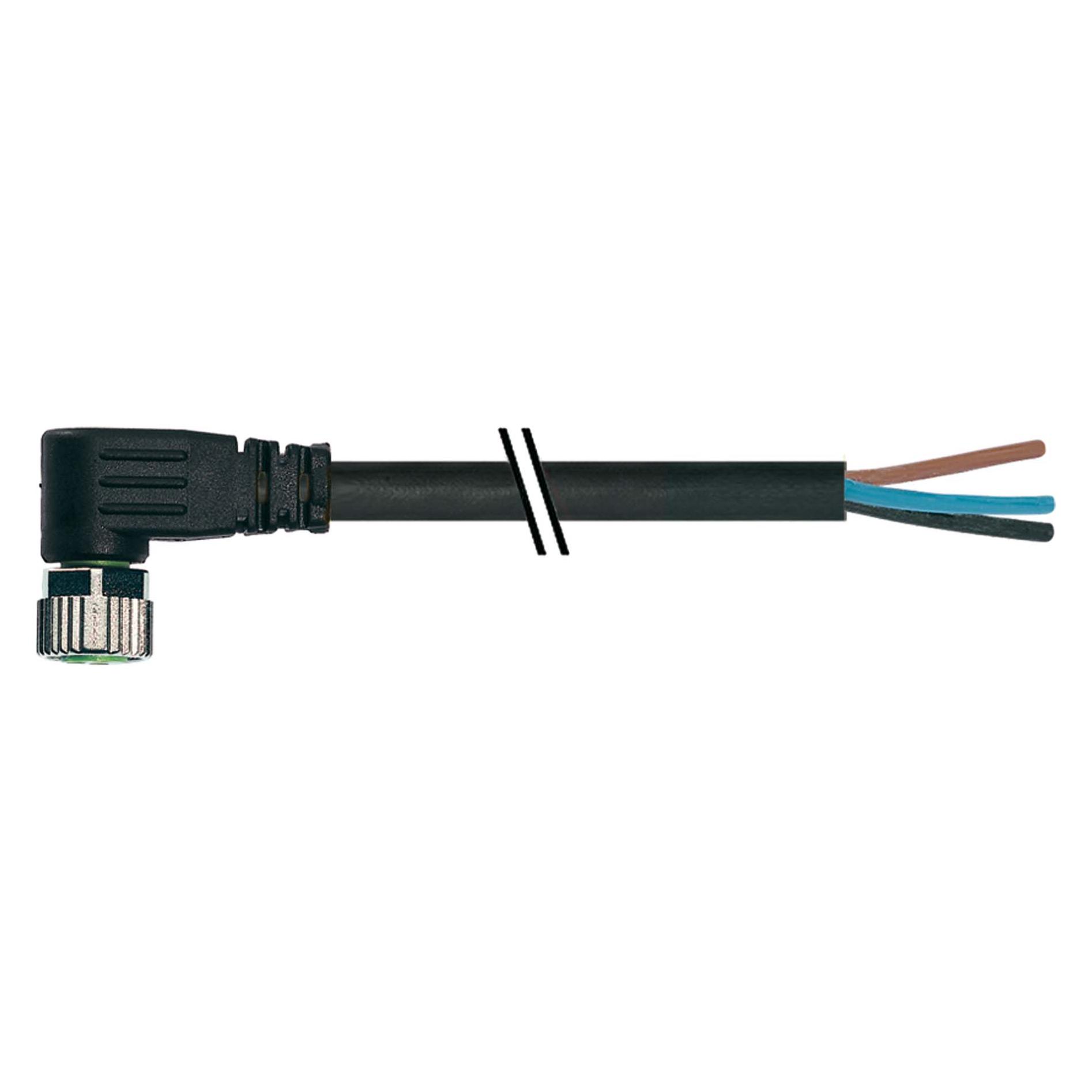 Murr Elektronik M8 Bu. 90° freies Ltg.-ende PVC 3x0.25 sw UL/CSA 1.5m (7000-08081-6100150)