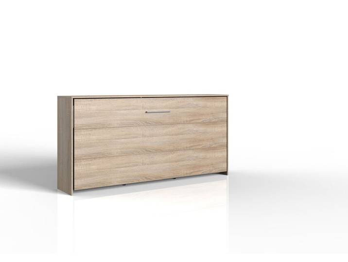 Wandklappbett STELLA braun 90 x 200 cm horizontal