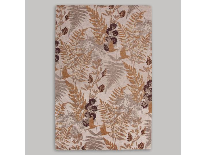 Tapis en coton recyclé tissé jacquard multicolore, 160x230 cm
