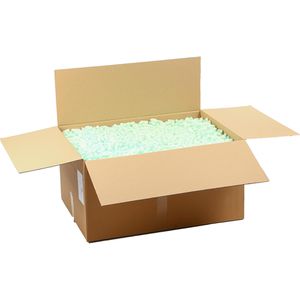 Smartboxpro Verpackungschips Soft-Fill, 200 Liter, Schaumstoffflocken aus Maisstärke, grün