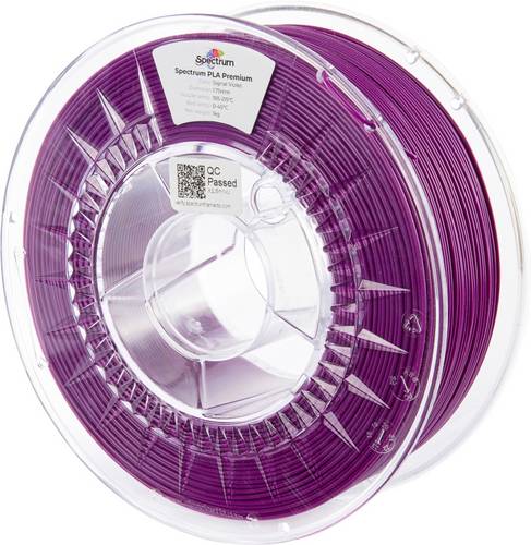 Spectrum Filaments 80849 PLA Premium Filament PLA hohe Zugfestigkeit 1.75mm 1000g signal violet, Violett 1St.