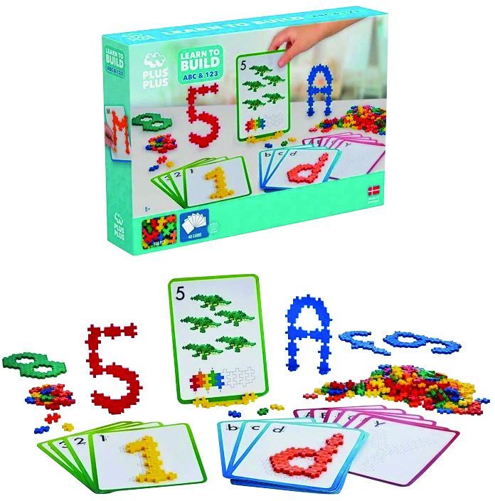 Plus-Plus - Learn To Build ABC & 123 - (3909)
