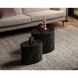 SalesFever »Harley« Couchtisch 2er-Set schwarz
