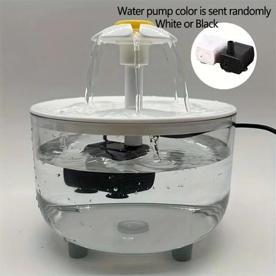 Uplift Picks USB Quiet 1L Cat Water Fountain With Filter For Automatic Pet Drinking 03 1 L