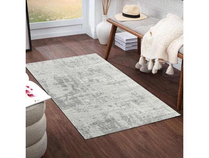 Livabliss Dali Phuket Tapis 80x150 cm – Gris\, Argent