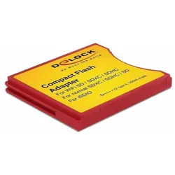 Delock 62542 CF II Adapter für, Speicherkartenlesegerät, Rot