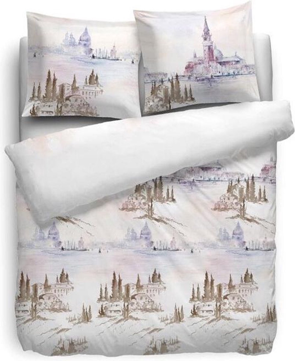 HNL Pure Cotton Dekbedovertrek Toscane Eenpersoons Multi 140x200 cm