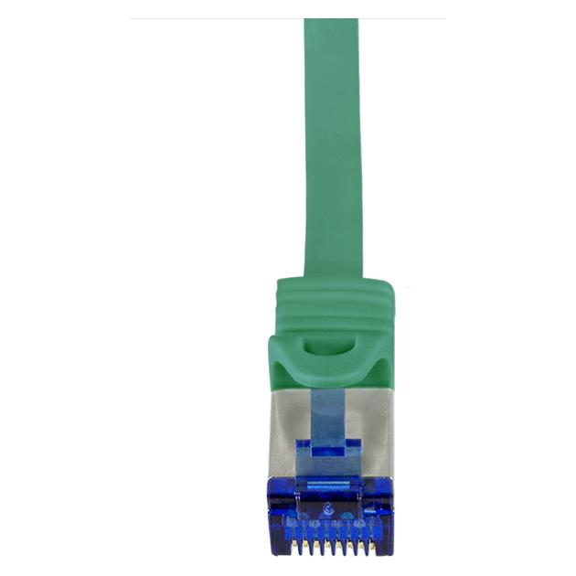 LogiLink Patchkabel Ultraflex, Kat.6A, S/FTP, 2,0 m, grün mitCat.7 Rohkabel, extra flexibles & weiches Kabel (S/FTP, CAT6a, 2 m) (C6A055S)